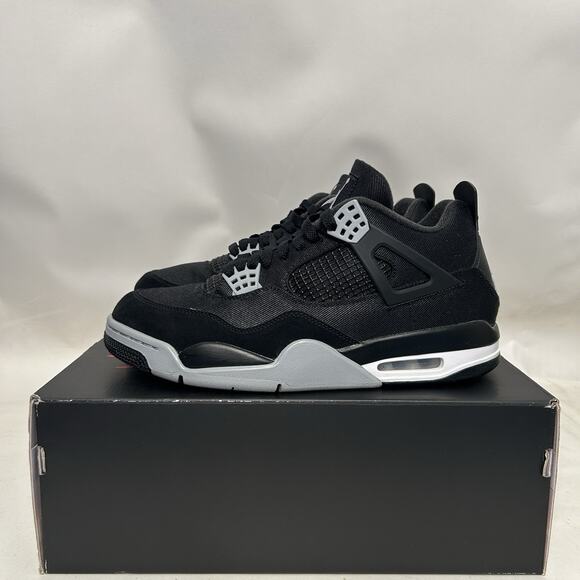 Nike Air Jordan 4 Retro SE “Black Canvas” - Picture 6 of 9